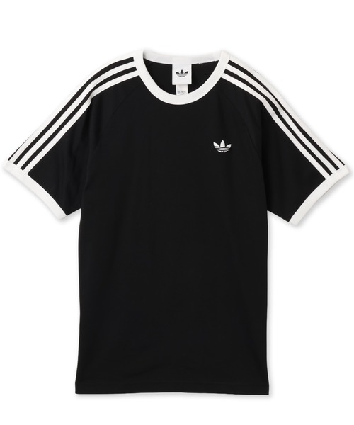 adidas（アディダス）の「adidas 3-STRIPES TEE / アディダス 3ストライプス Tシャツ（Tシャツ/カットソー・メンズ・ブラック・XL/M/L/S/XXL）」の4枚目の写真