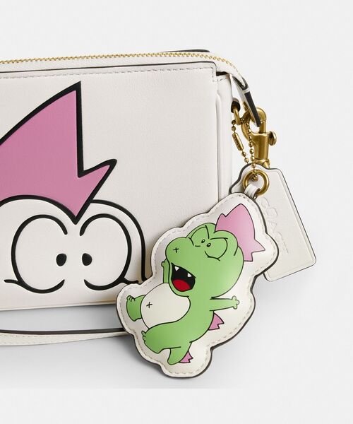 COACH（コーチ）の「【COACH | BRAIN DEAD】プラザ バッグ・ダービー ディノ アンド チャーム（ハンドバッグ・レディース・ホワイト系その他・ONE）」の5枚目の写真