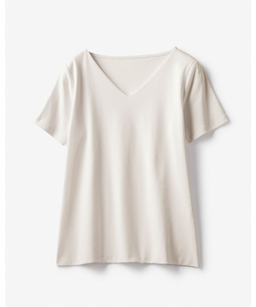 DoCLASSE( ドゥクラッセ)の「Vネック/半袖・DoT(Tシャツ/カットソー・レディース・ホワイト/ブラック/ダークネイビー/ライトグレー・LL/L/M/S)」の8枚目の写真