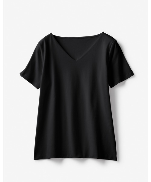DoCLASSE( ドゥクラッセ)の「Vネック/半袖・DoT(Tシャツ/カットソー・レディース・ホワイト/ブラック/ダークネイビー/ライトグレー・LL/L/M/S)」の11枚目の写真