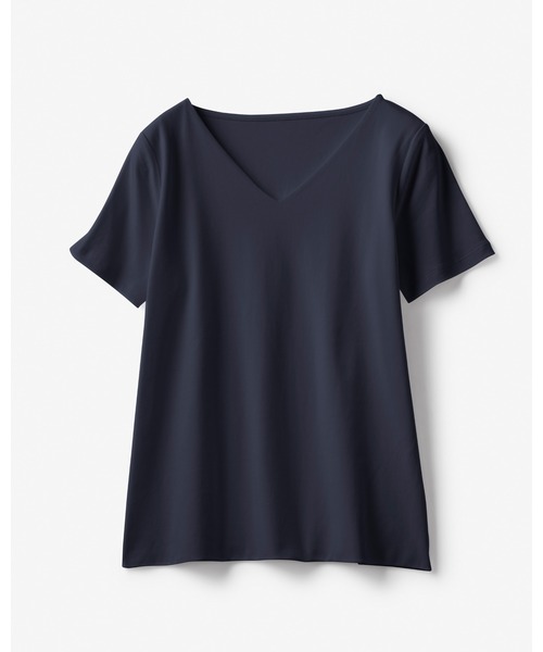 DoCLASSE( ドゥクラッセ)の「Vネック/半袖・DoT(Tシャツ/カットソー・レディース・ホワイト/ブラック/ダークネイビー/ライトグレー・LL/L/M/S)」の13枚目の写真