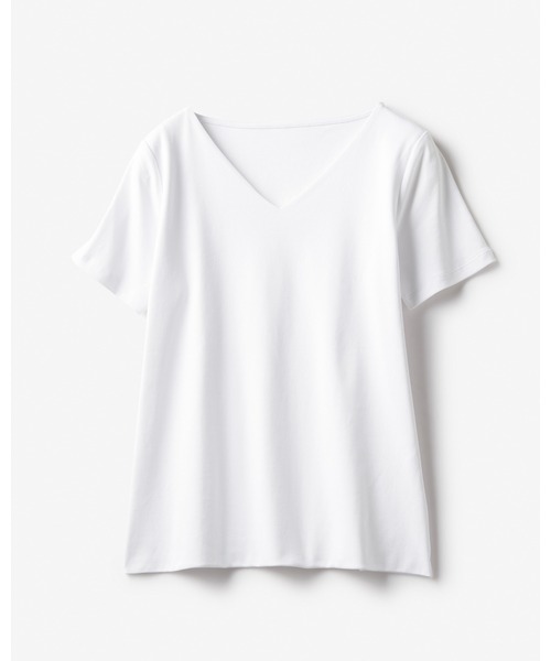 DoCLASSE( ドゥクラッセ)の「Vネック/半袖・DoT(Tシャツ/カットソー・レディース・ホワイト/ブラック/ダークネイビー/ライトグレー・LL/L/M/S)」の7枚目の写真