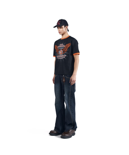 AAKAM（アーカム）の「Back Studded Flare Denim Pants (Blue)（デニムパンツ・レディース・その他・2/1）」の13枚目の写真