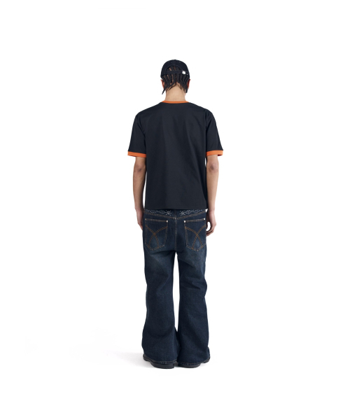 AAKAM（アーカム）の「Back Studded Flare Denim Pants (Blue)（デニムパンツ・レディース・その他・2/1）」の14枚目の写真
