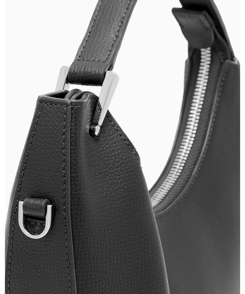 EMPORIO ARMANI(エンポリオアルマーニ)の「【エンポリオ アルマーニ】Emporio Armani 1981 ミニレザーホーボーバッグ(ショルダーバッグ・レディース・ダークウッド/ブラウン/ブラック・FREE)」の22枚目の写真
