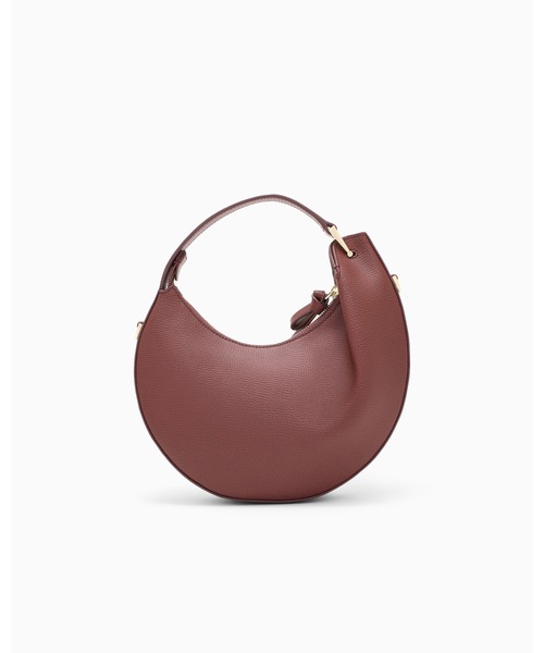 EMPORIO ARMANI(エンポリオアルマーニ)の「【エンポリオ アルマーニ】Emporio Armani 1981 ミニレザーホーボーバッグ(ショルダーバッグ・レディース・ダークウッド/ブラウン/ブラック・FREE)」の14枚目の写真