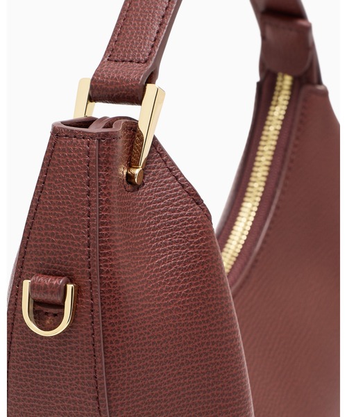 EMPORIO ARMANI(エンポリオアルマーニ)の「【エンポリオ アルマーニ】Emporio Armani 1981 ミニレザーホーボーバッグ(ショルダーバッグ・レディース・ダークウッド/ブラウン/ブラック・FREE)」の15枚目の写真