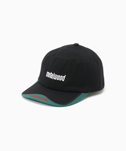美品 lwood メタルウッド キャップ ブラック メンズ 帽子 Metalwood Studio / メタルウッド スタジオ NUMBER ONE DAD HAT