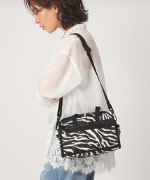 【別注】<LeSportsac>デラックスミニダッフル バッグ(ゼブラ柄)