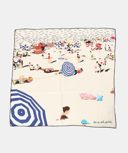 mii(ミー)の「【Mii / ミイ】SCREEN PRINTED SQUARE SCARF-70X70(バンダナ/スカーフ・レディース・その他・FREE)」の4枚目の写真