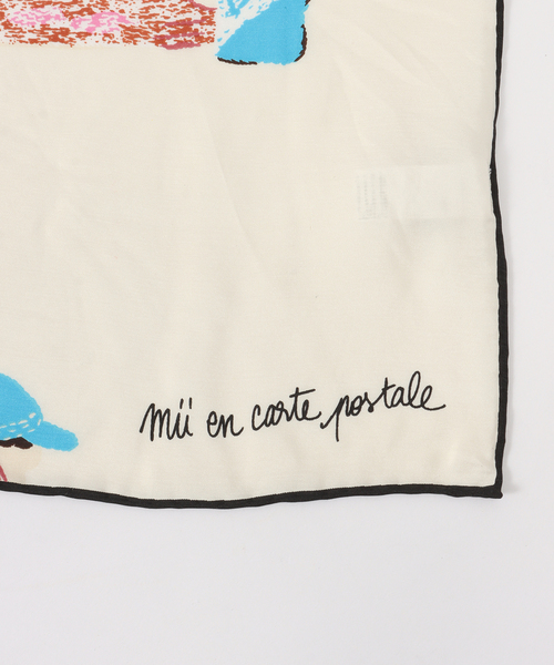 mii(ミー)の「【Mii / ミイ】SCREEN PRINTED SQUARE SCARF-70X70(バンダナ/スカーフ・レディース・その他・FREE)」の5枚目の写真