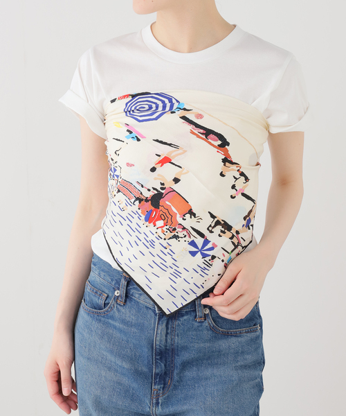 mii(ミー)の「【Mii / ミイ】SCREEN PRINTED SQUARE SCARF-70X70(バンダナ/スカーフ・レディース・その他・FREE)」の3枚目の写真
