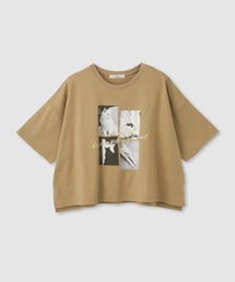 Idnes CatフォトコラージュTシャツ