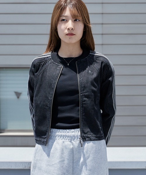 adidas/アディダス ORI SST 2.0 TRACKTOP レディース クロップド丈 短