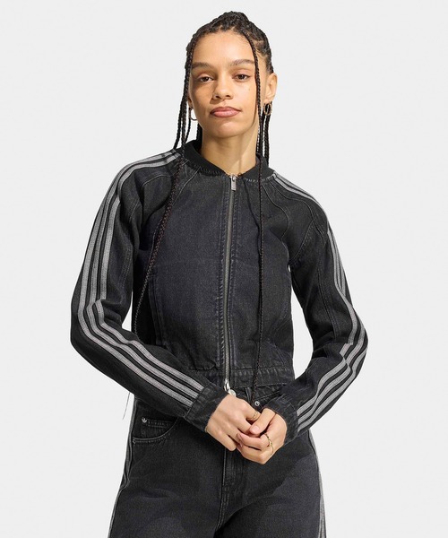 adidas/アディダス ORI SST 2.0 TRACKTOP レディース クロップド丈 短