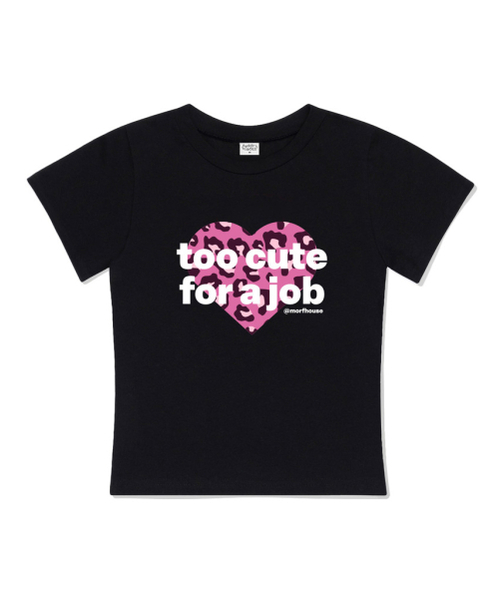 THEMORFHOUSE（ザモーフハウス）の「キュートレオパードスリムフィット半袖Tシャツブラック（Tシャツ/カットソー・レディース・その他・MEDIUM/LARGE）」の2枚目の写真