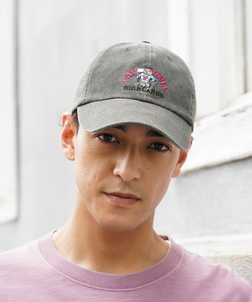 BAYFLOW(ベイフロー)の「ヴィンテージライクアニマルロゴCAP(キャップ・メンズ・ベージュ/ブラウン/チャコール・FREE)」の6枚目の写真
