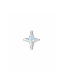 CHUN CHUN NOTES（チュンチュンノーツ）の「シルバーカラースターモチーフピアス / フープピアス（ピアス（片耳用））」