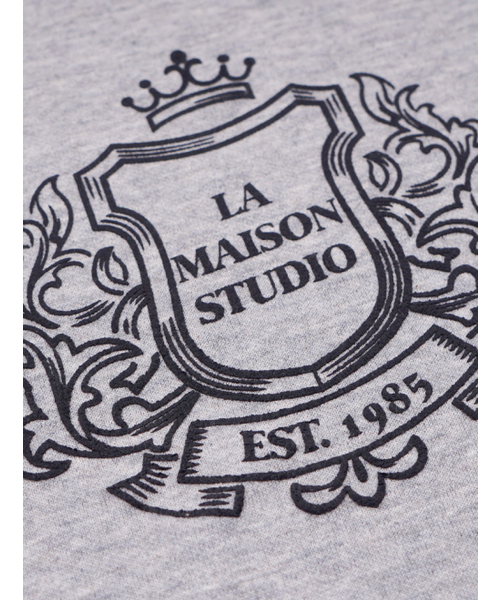 FABULOUS ARCHIVE（ファビュラスアーカイブ）の「PEGASUS CROP HOODIE ZIP-UP MELANGRAY(FCG1ZP694M)（パーカー・レディース・ライトグレー・MEDIUM）」の6枚目の写真