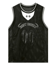 COZY WORLDWIDE（コージーワールドワイド）の「【Cozy world Wide】BBY COZY 25LOGO JERSEY / 【コージーワールドワイド】ナンバーロゴメッシュジャージノースリーブタンクトップ（タンクトップ）」