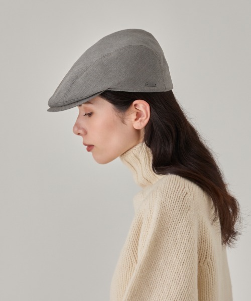 arth(アース)の「arth Woested-like Hunting / アース(ハンチング/ベレー帽・レディース・チェック/ライトブラウン・M/57.5cm)」の5枚目の写真