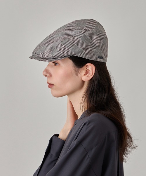 arth(アース)の「arth Woested-like Hunting / アース(ハンチング/ベレー帽・レディース・チェック/ライトブラウン・M/57.5cm)」の19枚目の写真