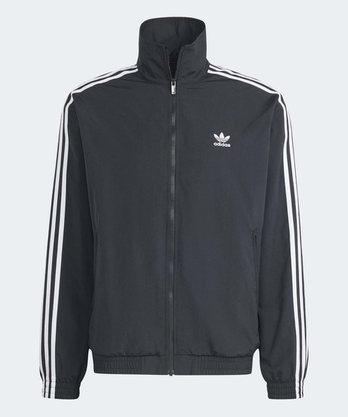 adidas(アディダス)の「アディカラー ウーブン ファイヤーバード トラックトップ / ジャージ / トラックジャケット / アディダスオリジナルス adidas Originals(ジャージ・メンズ・ブラック・LARGE/3XL/XX-SMALL/XX-LARGE/X-SMALL/X-LARGE/SMALL/MEDIUM)」の1枚目の写真