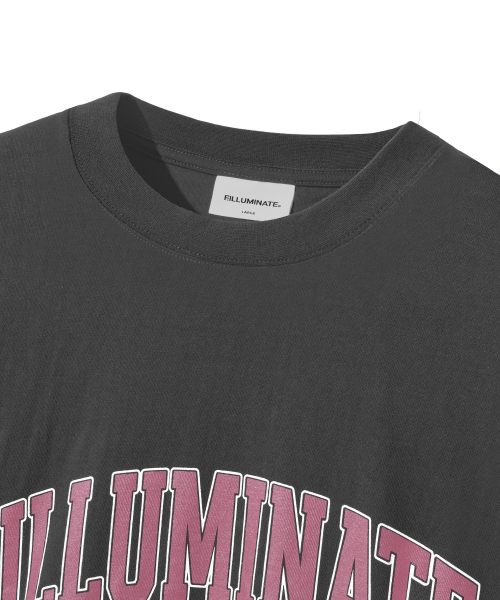 F.ILLUMINATE(フィルミネイト)の「ツートンアーチロゴTシャツ-チャコール(Tシャツ/カットソー・レディース・その他・SMALL/MEDIUM/LARGE)」の8枚目の写真