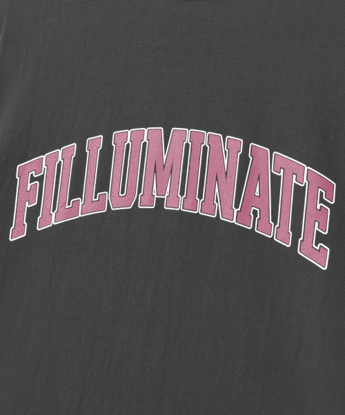 F.ILLUMINATE(フィルミネイト)の「ツートンアーチロゴTシャツ-チャコール(Tシャツ/カットソー・レディース・その他・SMALL/MEDIUM/LARGE)」の9枚目の写真