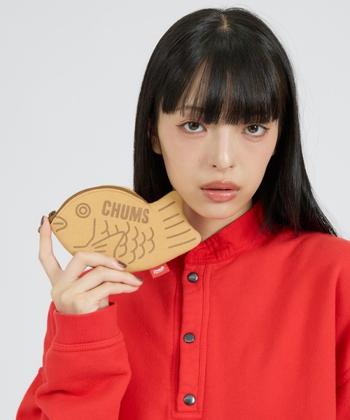 CHUMS(チャムス)の「【CHUMS / チャムス】Taiyaki Pass Case / たい焼きパスケース /(パスケース・メンズ・クリーム/ベージュ・フリー)」の12枚目の写真