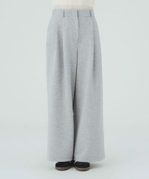 BEAMS HEART(ビームスハート)の「スウェット スラックス パンツ(スラックス・レディース・グレー/チャコールグレー・SMALL/MEDIUM)」の9枚目の写真