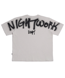 NIGHTWORKDEPT（ナイトワークデプト）の「N.W.D Spray T-shirt_White（Tシャツ/カットソー）」