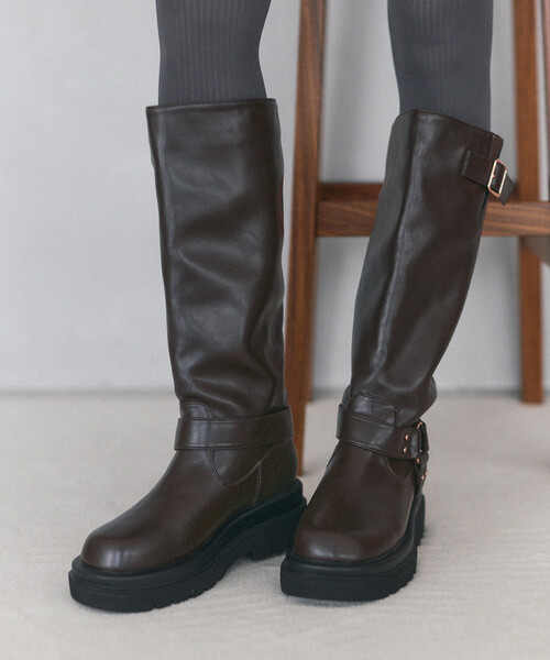 Firsthand(ファーストハンド)の「Firsthand/ファーストハンド ロングエンジニアブーツ【限定展開】(ブーツ・レディース・ブラウン/ブラック・MEDIUM/SMALL/LARGE)」の5枚目の写真