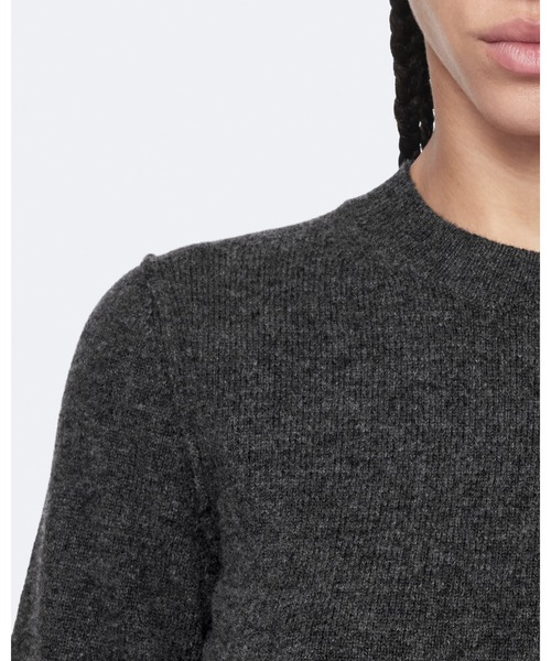 ALLSAINTS(オールセインツ)の「ERITH MERINO WOOL MAXI DRESS | ERITH メリノ ウール マキシ ドレス・ワンピース(ワンピース・レディース・チャコール・6/4/10/8)」の6枚目の写真