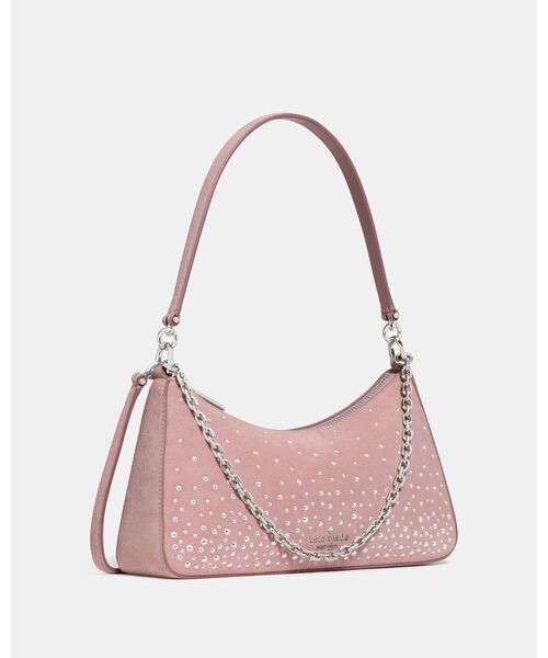 kate spade new york（ケイトスペード ニューヨーク）の「マルゴー スタッズド スエード ショルダー バッグ（ショルダーバッグ・レディース・ピンク・ONESIZE）」の4枚目の写真