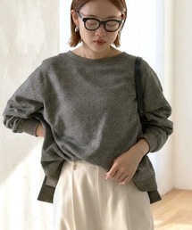 qualite scape（カリテ スケープ）の「ラメ裏毛プルオーバー（Tシャツ/カットソー）」