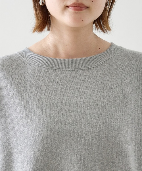 qualite scape(カリテ スケープ)の「ラメ裏毛プルオーバー(Tシャツ/カットソー・レディース・グレー/ブラック・フリー)」の8枚目の写真