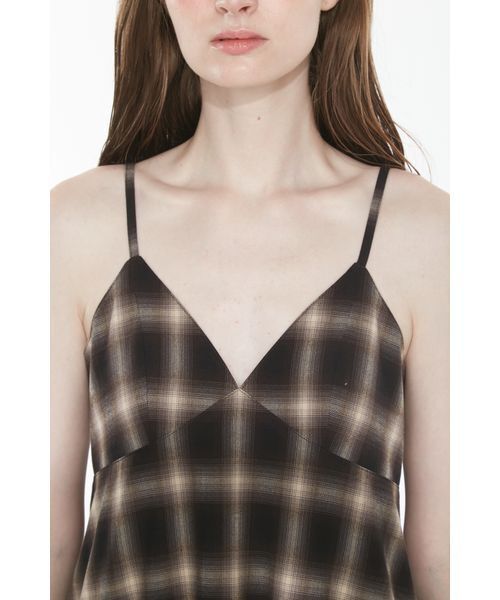 SORIN(ソリン )の「Sheer Hem Mini Dress / シアーヘムミニドレス(ワンピース・レディース・ライトグレー/ブラック/チェック・38)」の17枚目の写真