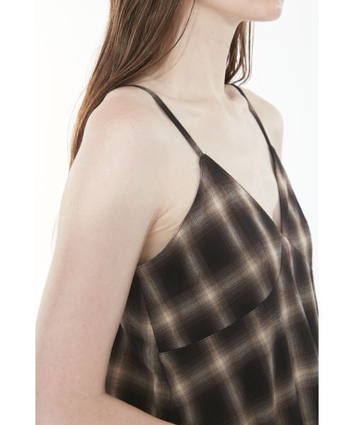 SORIN(ソリン )の「Sheer Hem Mini Dress / シアーヘムミニドレス(ワンピース・レディース・ライトグレー/ブラック/チェック・38)」の18枚目の写真
