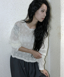 Lace Layered Semi-Crop T-Shirt white