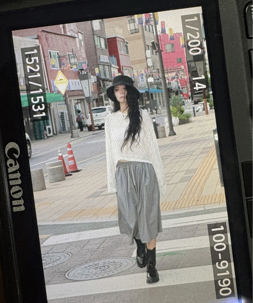 DEMARC(ドゥマーク)の「Lace Layered Semi-Crop T-Shirt white(Tシャツ/カットソー・レディース・ホワイト・FREE)」の9枚目の写真