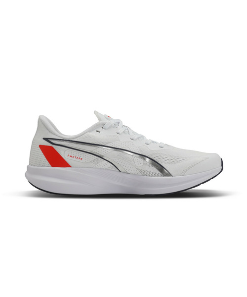 PUMA(プーマ)の「PUMA プーマ ユニセックス リディーム プロ レーサー 2 ワイド ランニングシ(スニーカー・メンズ・ブラック系その他/ホワイト×レッド・23.5cm/25.0cm/29.0cm/26.5cm/27.5cm/28.5cm/24.5cm/24.0cm/22.5cm/28.0cm/25.5cm/26.0cm/27.0cm/23.0cm)」の6枚目の写真