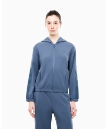 EMPORIO ARMANI EA7 | <オンライン限定>【エンポリオ アルマーニ EA7】ウィメンズ フルジップパーカー Logo Series(パーカー)
