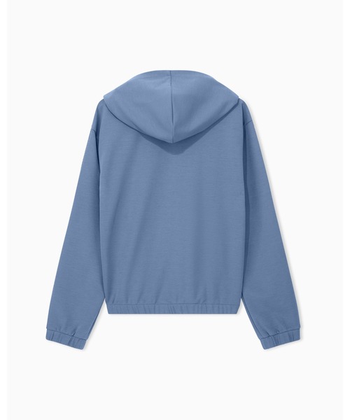 EMPORIO ARMANI EA7(エンポリオアルマーニイーエーセブン)の「<オンライン限定>【エンポリオ アルマーニ EA7】ウィメンズ フルジップパーカー Logo Series(パーカー・レディース・ブルー・LARGE/MEDIUM/SMALL)」の5枚目の写真