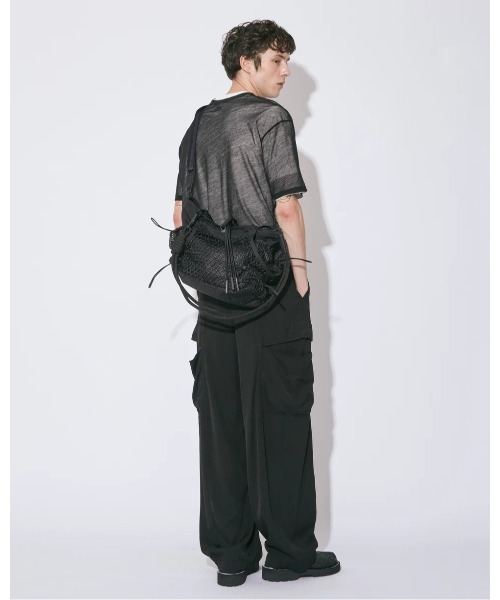 beautiful people(ビューティフルピープル)の「【beautiful people/ビューティフルピープル】over engineering hanging tote/オーバーエンジニアリングハンギングトートバッグ(ショルダーバッグ・レディース・ブラック・FREE)」の5枚目の写真