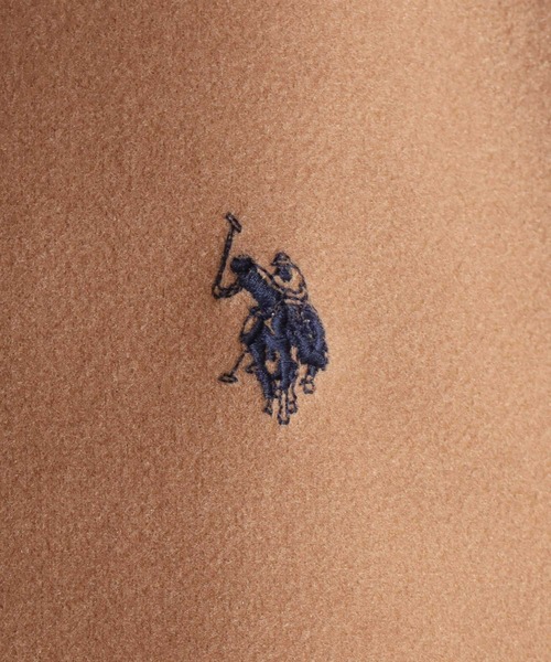 U.S. POLO ASSN.（ユーエスポロアッスン）の「U.S. POLO ASSN./ユーエスポロアッスン オーバーサイズ ワンポイント刺繍 メルトン ジャケット ブルゾン（ブルゾン・メンズ・ネイビー/チャコールグレー/ブラック/アイボリー/キャメル・LL/M/L）」の13枚目の写真