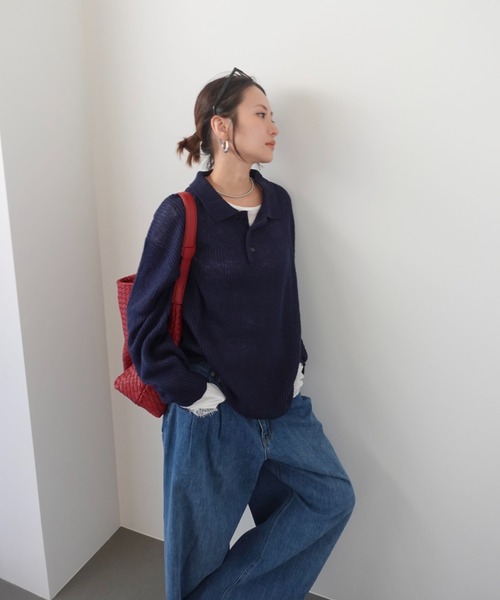 TEEN BOOP(ティーンブープ)の「レースレイヤードシアーロンTee(Tシャツ/カットソー・レディース・ブラック/オフホワイト・FREE)」の15枚目の写真