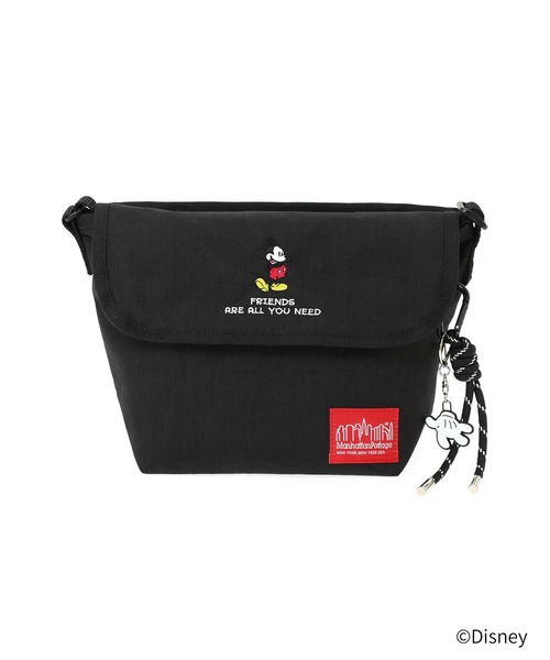 Manhattan Portage(マンハッタンポーテージ)の「NYLON MESSENGER BAG(XS)BACK POCKET W/ DIVIDER MAGNET / MICKEY / 26(メッセンジャーバッグ・レディース・ブラック・X-SMALL)」の2枚目の写真