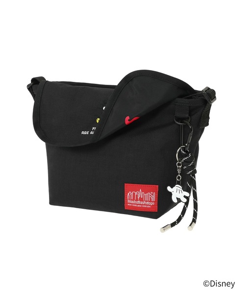 Manhattan Portage(マンハッタンポーテージ)の「NYLON MESSENGER BAG(XS)BACK POCKET W/ DIVIDER MAGNET / MICKEY / 26(メッセンジャーバッグ・レディース・ブラック・X-SMALL)」の10枚目の写真