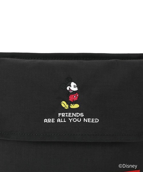 Manhattan Portage(マンハッタンポーテージ)の「NYLON MESSENGER BAG(XS)BACK POCKET W/ DIVIDER MAGNET / MICKEY / 26(メッセンジャーバッグ・レディース・ブラック・X-SMALL)」の12枚目の写真